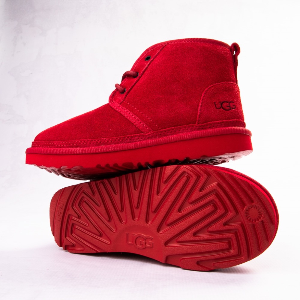 PRICE DROP!! UGGS KIDS Neumel II Water Resistant Chukka Boot - Samba Red!